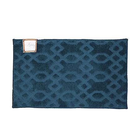 Monarch Brands Artistry Runner Rug - Geo Pattern - 24in x 72in, Blue PNP-RA-2472GEO-BL